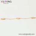 75318 Xuping Hot sale 18k pulseira de corrente de ouro para mulheres